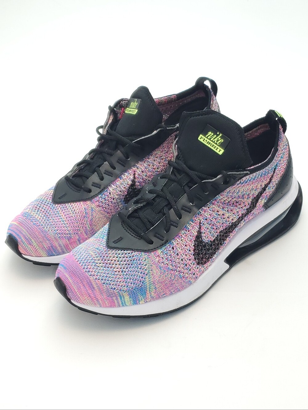 Nike Air Max Flyknit Racer Multi-Color Sneakers Running Athletic Men's Size 9